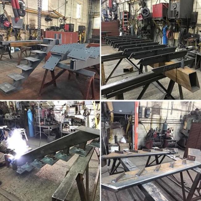 Custom steel stairs in Toronto from Scarboro Steel Works Inc. in Scarborough, Ontario