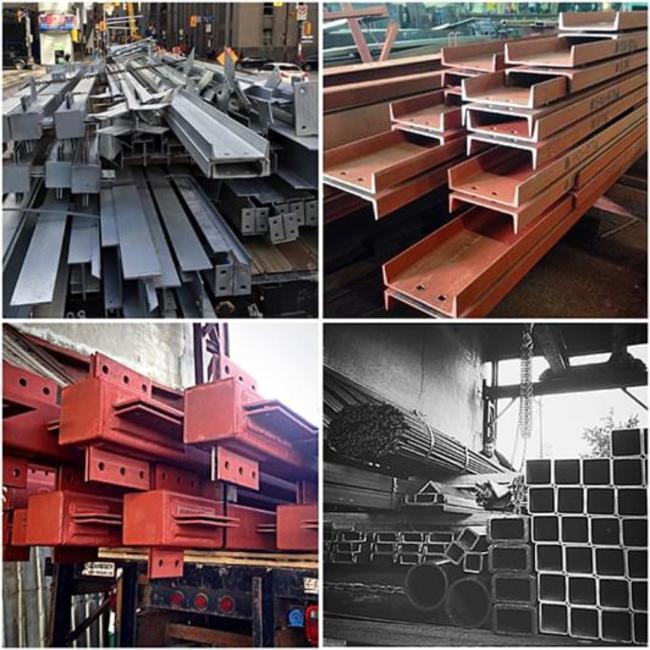 Custom structural steel beams from Scarboro Steel Works Inc. in Scarborough, Ontario.