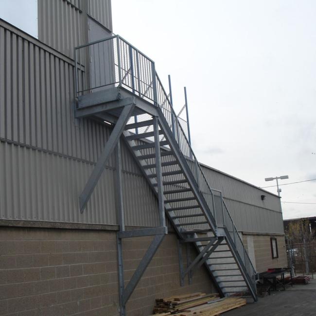 Aesthetic and durable steel stairs from Scarboro Steel Works Inc. in Scarborough, Ontario.